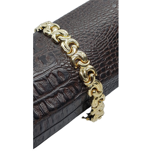 Pulsera articulada de oro amarillo