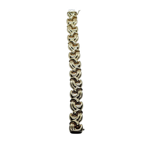 Pulsera articulada de oro amarillo