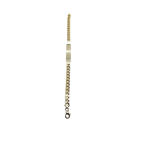 Pulsera nomeolvides de oro amarillo