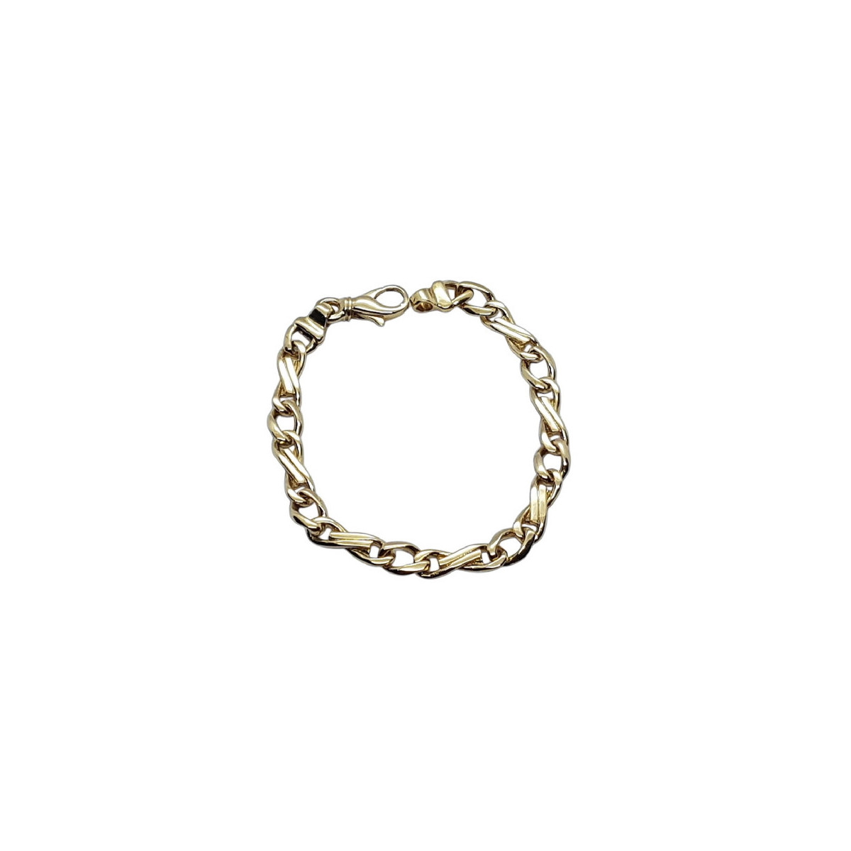Pulsera articulada de oro amarillo