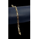 Pulsera articulada de oro amarillo