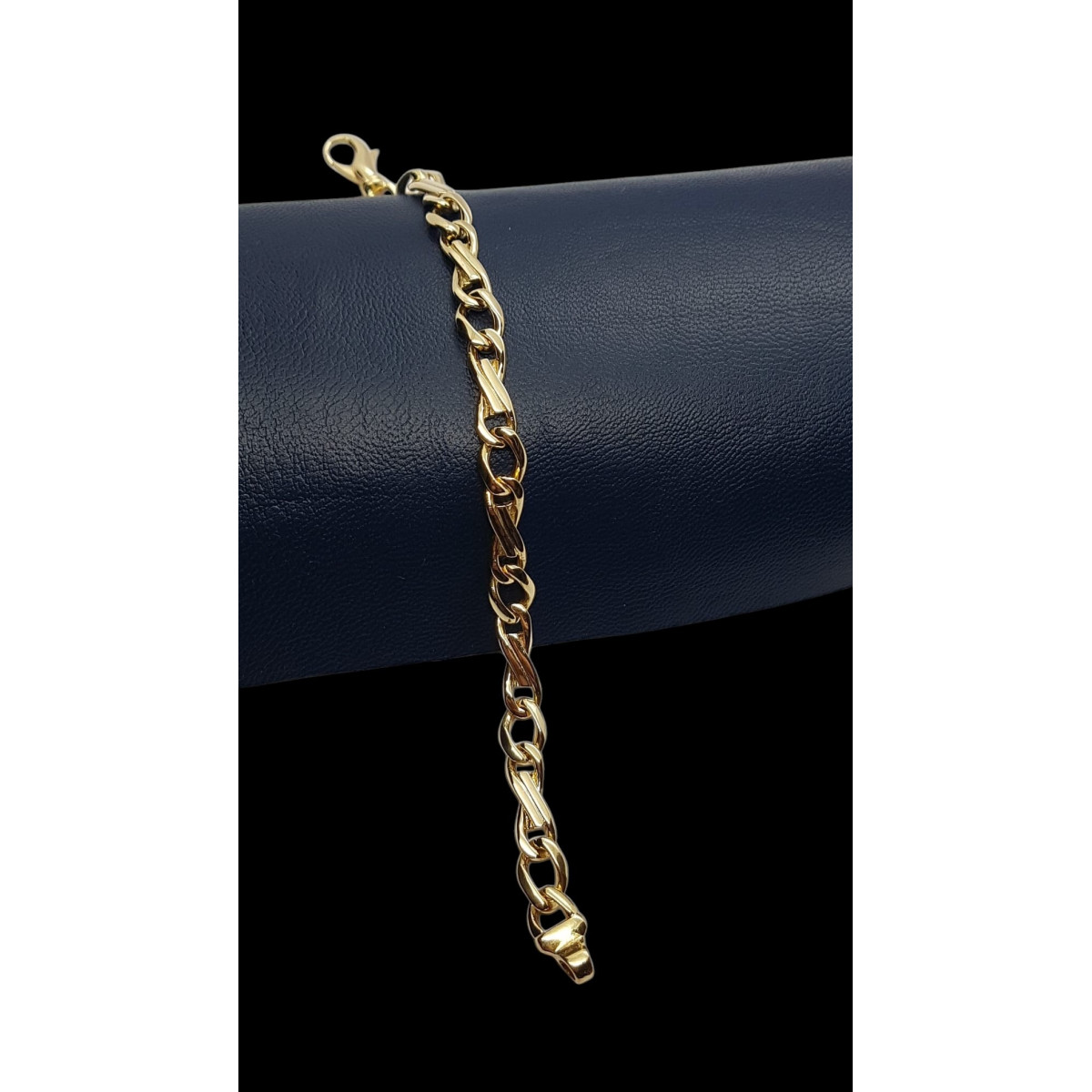 Pulsera articulada de oro amarillo