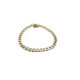 Pulsera barbada de oro amarillo