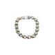 Pulsera articulada de oro amarillo y oro blanco