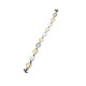 Pulsera articulada de oro amarillo y oro blanco