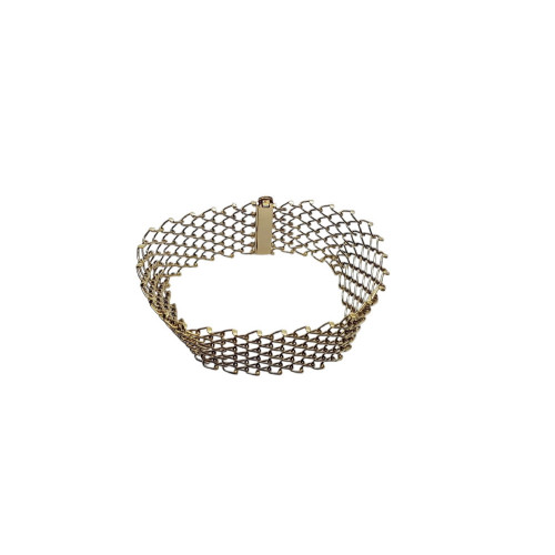 Pulsera articulada de oro amarillo