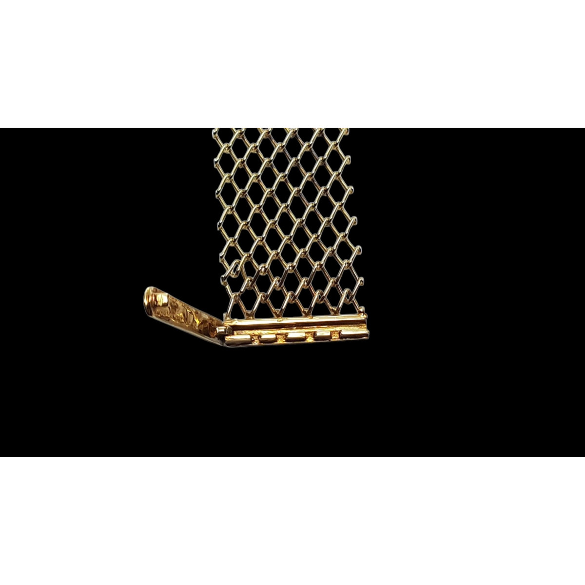Pulsera articulada de oro amarillo