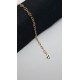 Pulsera maciza y articulada de oro amarillo