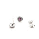 Pendientes de plata con turmalina