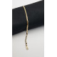 Pulsera maciza y articulada de oro amarillo