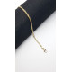 Pulsera maciza y articulada de oro amarillo