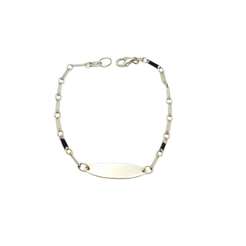 Pulsera nomeolvides de oro amarillo