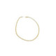 Pulsera de rulo maciza y articulada de oro amarillo