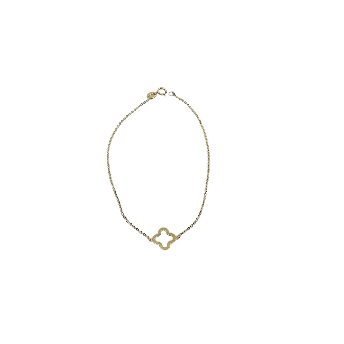 Pulsera maciza y articulada de oro amarillo