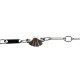 Pulsera articulada de oro blanco con motivos marinos