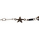 Pulsera articulada de oro blanco con motivos marinos