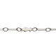 Pulsera articulada de oro blanco con motivos marinos