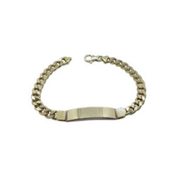 Pulsera nomeolvides de oro amarillo