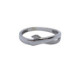 Anillo de oro blanco