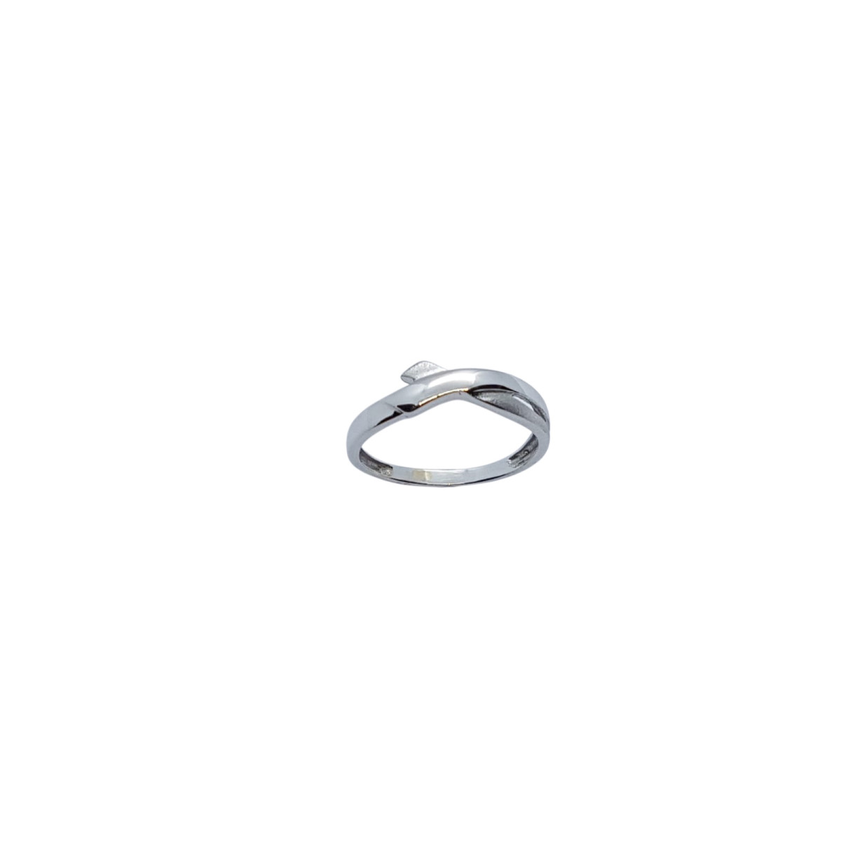 Anillo de oro blanco