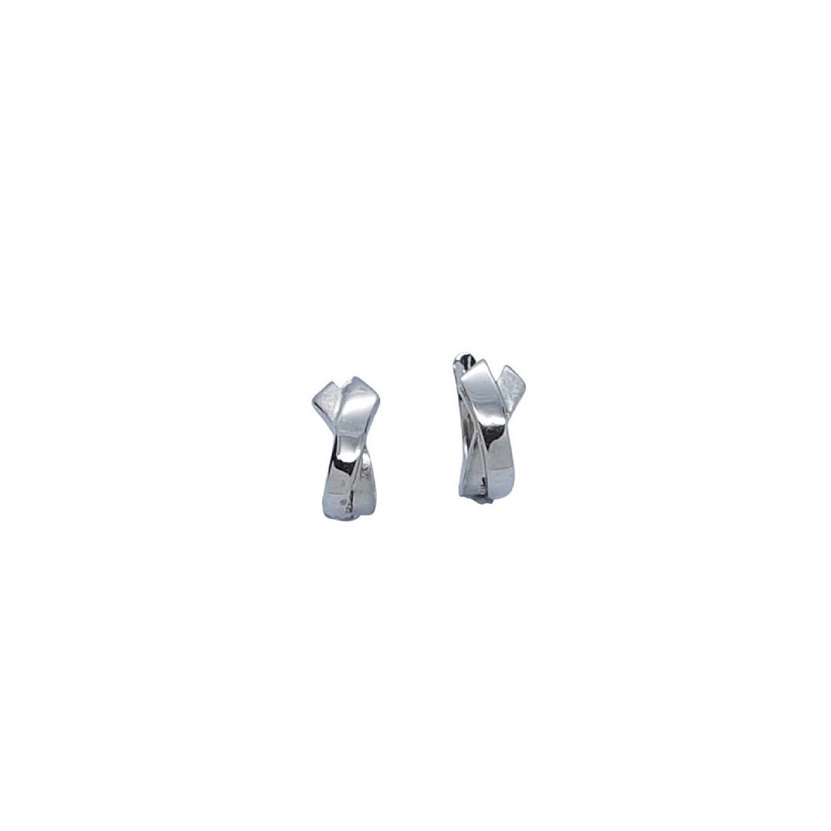 Pendientes de oro blanco