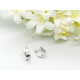 Pendientes de oro blanco