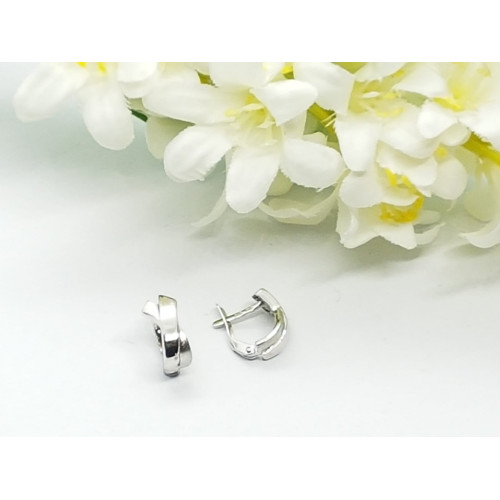 Pendientes de oro blanco