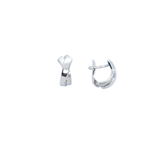 Pendientes de oro blanco