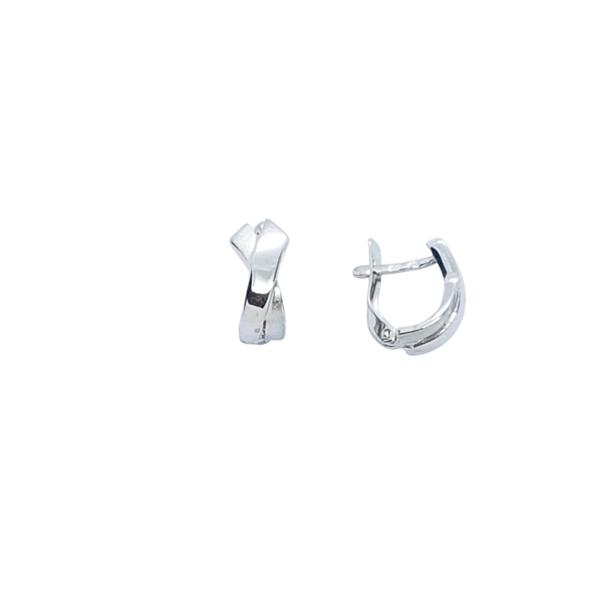Pendientes de oro blanco