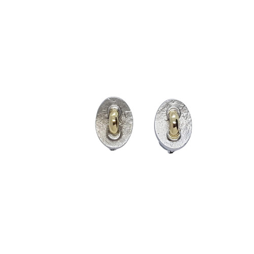 Pendientes de plata y oro amarillo