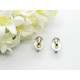 Pendientes de plata y oro amarillo