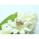 Anillo de oro amarillo y perla natural cultivada