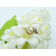 Anillo de oro amarillo con circonitas y perla natural cultivada