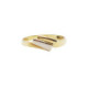Anillo combinado en oro amarillo y oro blanco