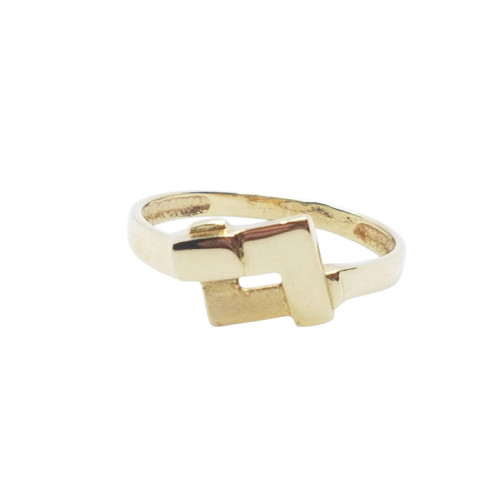 Anillo de oro amarillo