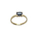 ANILLO DE ORO AMARILLO CON ZAFIRO