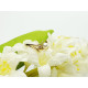 Anillo de oro amarillo con diamante y perla natural cultivada