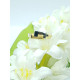 Anillo de oro amarillo y oro blanco