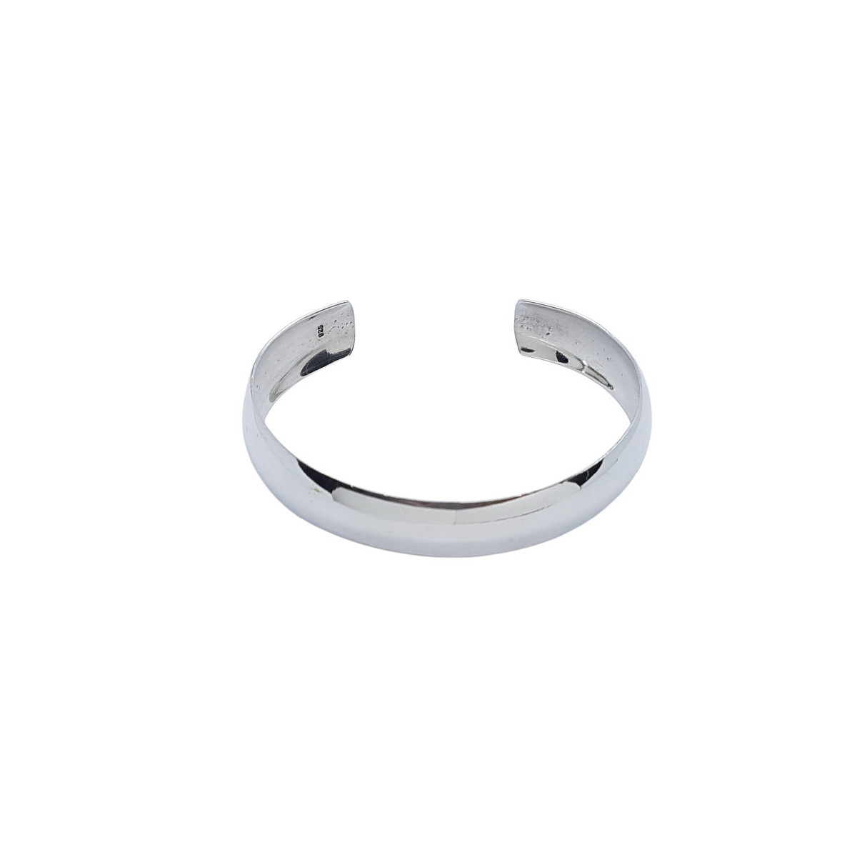 Brazalete rígido de plata