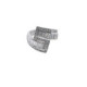 Anillo  de oro blanco con circonitas