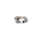 Anillo  de oro blanco con circonitas