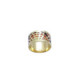 ANILLO DE ORO amarillo con esmalte