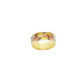 ANILLO DE ORO amarillo con esmalte