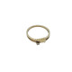 Anillo de oro amarillo y diamante