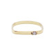 Anillo de oro amarillo con diamante