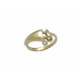 Anillo de oro amarillo con diamante