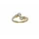Anillo de oro amarillo y diamante