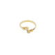 Anillo de oro amarillo y diamante