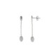 Pendientes de plata con circonitas