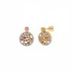 Pendientes con circonitas de colores